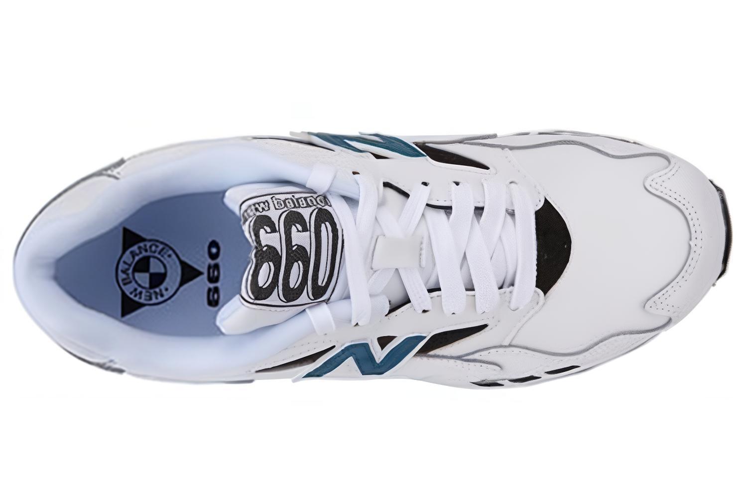 Lookbook New Balance 660 Low-Top Gading 'Putih Hitam' ML660KAC