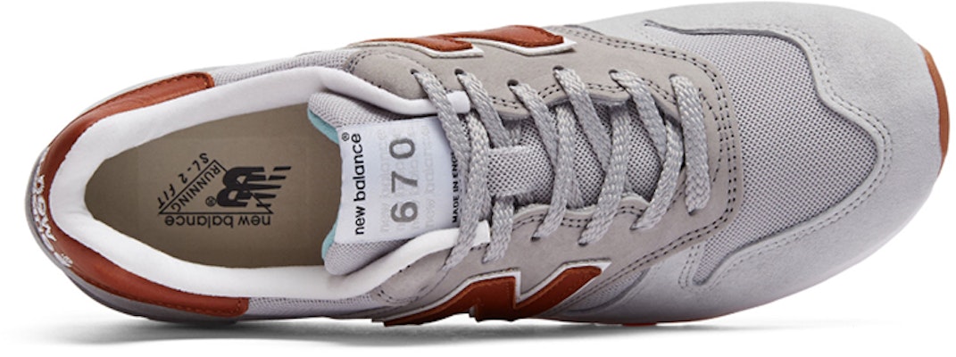 New Balance 670 Luxe /Coklat 'Kelabu' M670GTW Lookbook New Balance 670 Luxe /Coklat 'Kelabu' M670GTW