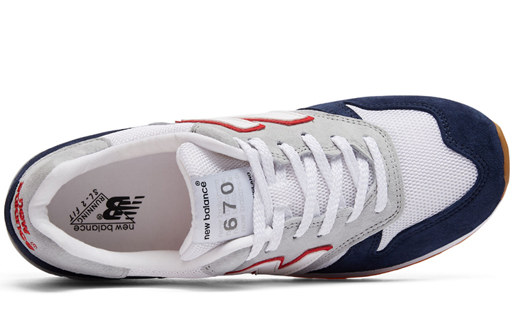 Lookbook 新百伦 670 D-宽款 灰/蓝 M670GNW