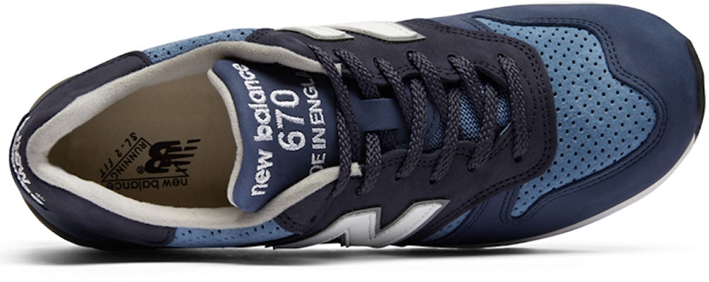 New Balance 670 Buatan Inggris 'Bluesman' M670NVT Lookbook New Balance 670 Buatan Inggris 'Bluesman' M670NVT