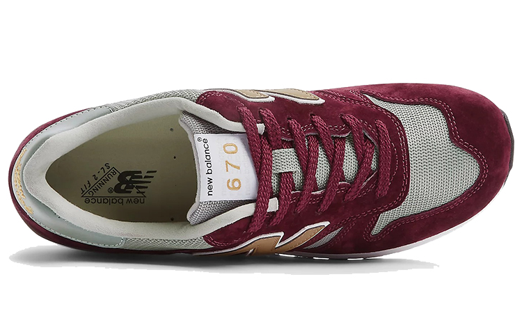 Lookbook 新百倫 670 "勃艮第" 英國製 M670BGW