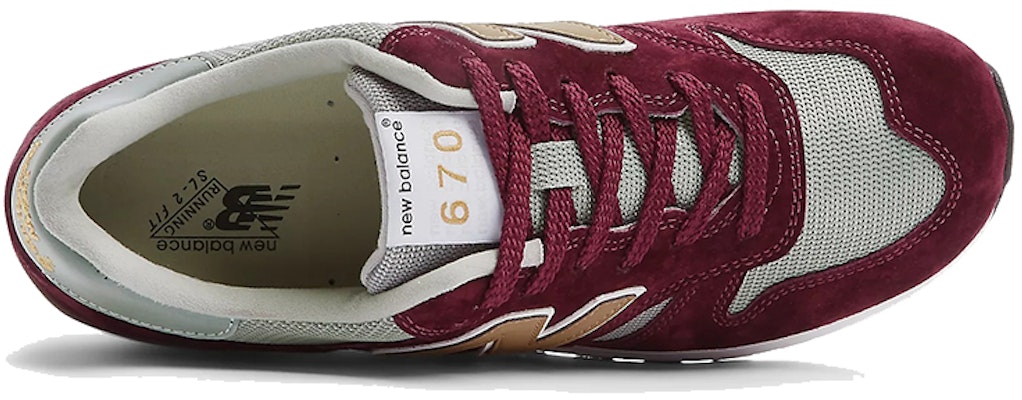 뉴발란스 670 메이드 인 잉글랜드 '버건디' M670BGW Lookbook 뉴발란스 670 메이드 인 잉글랜드 '버건디' M670BGW