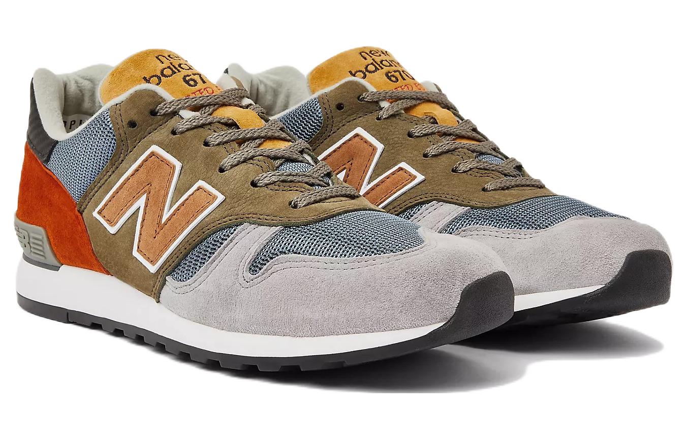 Lookbook New Balance 670 MiUK Edizione Selezionata Grigio Verde Blu M670SED