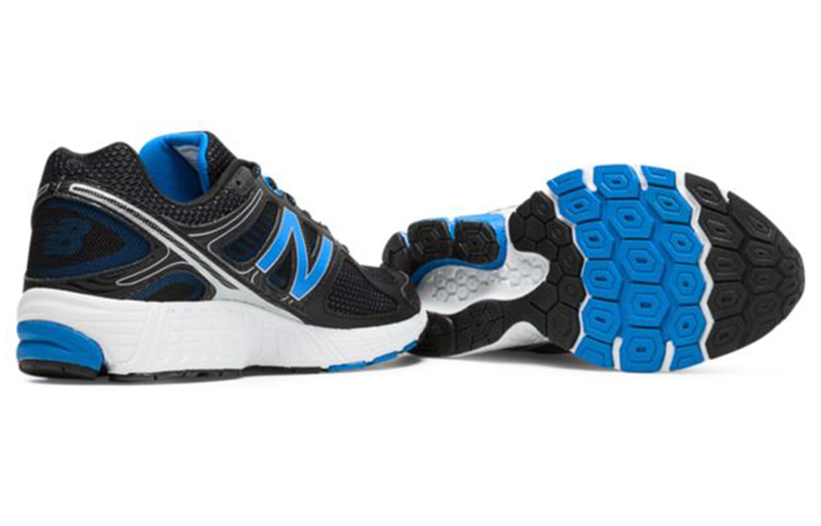 Shop New Balance 670系列低帮鞋/蓝色‘黑’ M670BB1