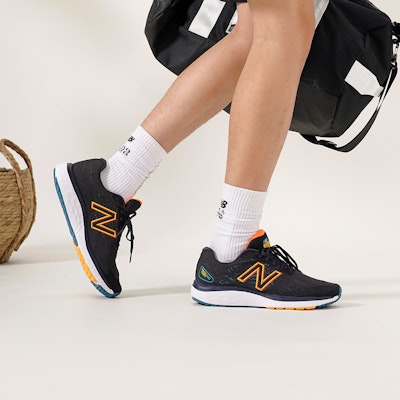 New Balance Fresh Foam 680 v7 'Black Orange Blue' M680CK7 1