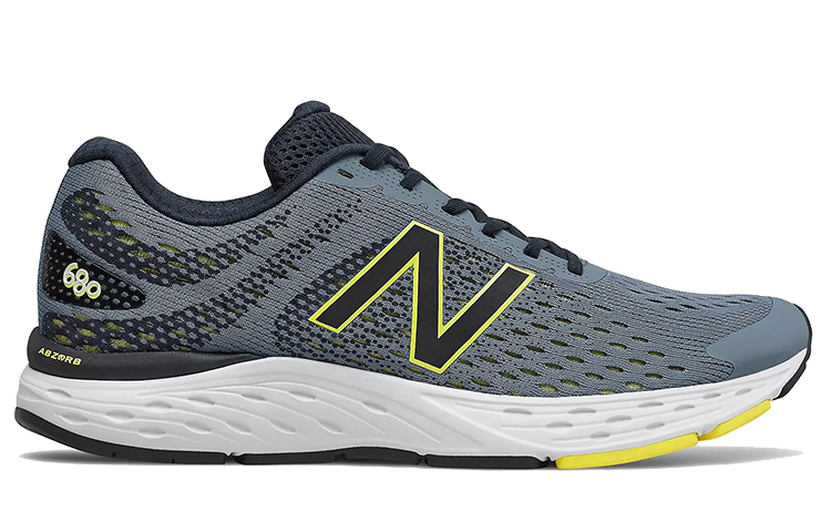Order New Balance 680 v6 ''Grijs Zwart Geel'' M680RG6