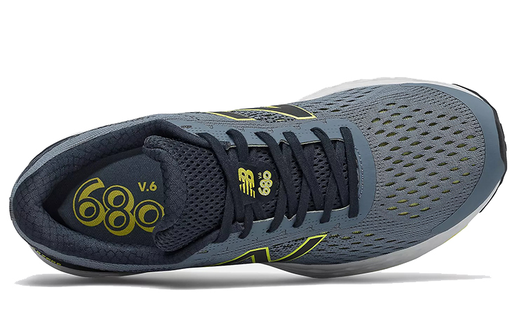 Lookbook New Balance 680 v6 ''Grijs Zwart Geel'' M680RG6