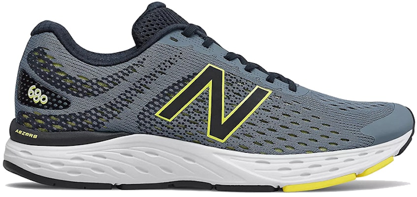 New Balance 680 v6 'Gris Negro Amarillo' M680RG6 Order New Balance 680 v6 'Gris Negro Amarillo' M680RG6