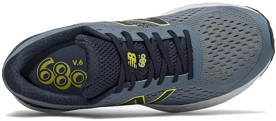 New Balance 680 v6 'Gris Negro Amarillo' M680RG6 Lookbook New Balance 680 v6 'Gris Negro Amarillo' M680RG6