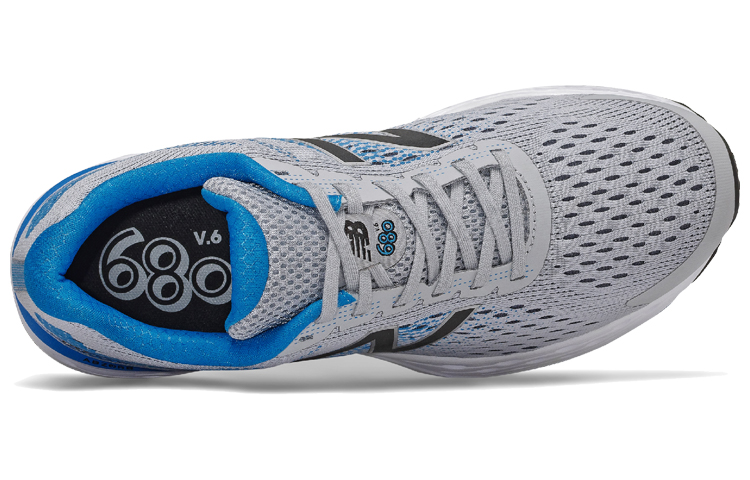 Lookbook New Balance NB 680 低幫 跑步鞋 男款 灰藍