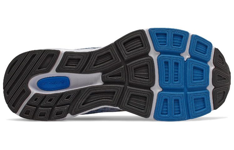 Shop New Balance NB 680 低幫 跑步鞋 男款 灰藍