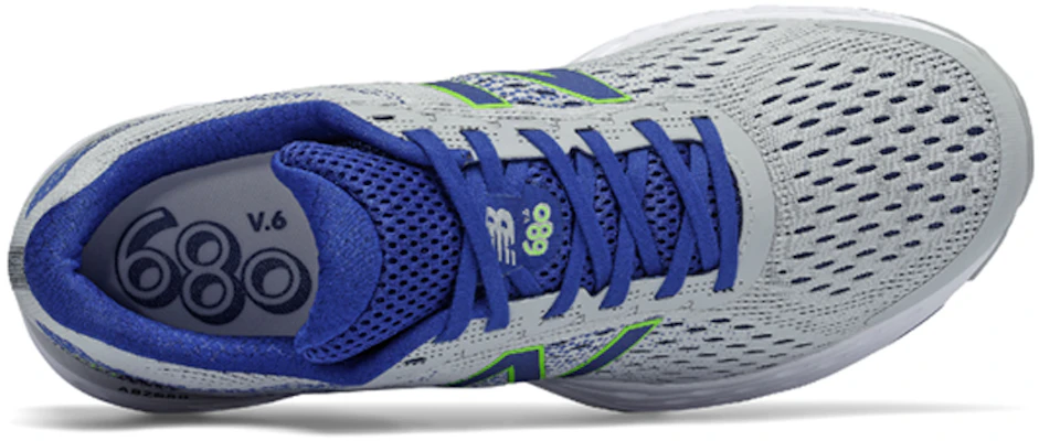 New Balance 680 v6 Wide Grigio/Blu/Verde M680AC6 Lookbook New Balance 680 v6 Wide Grigio/Blu/Verde M680AC6