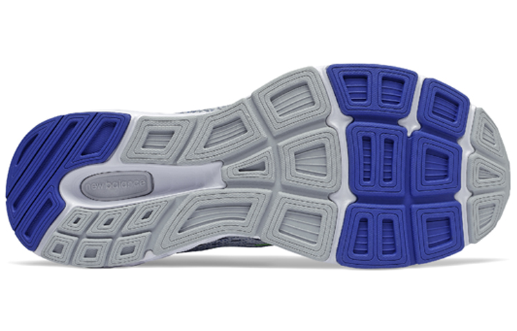 Shop New Balance 680 v6 Wide Grigio/Blu/Verde M680AC6