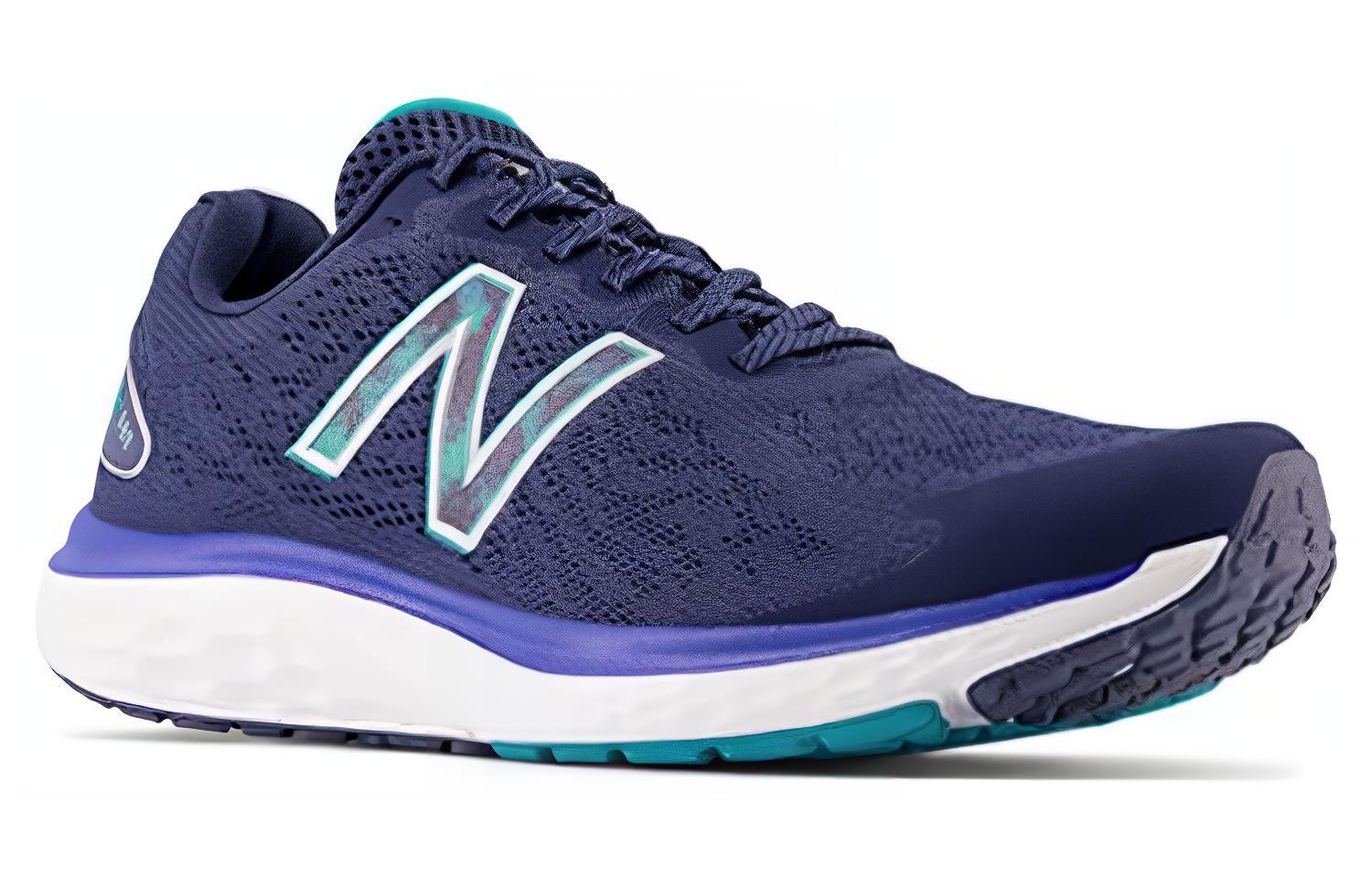 Lookbook New Balance NB 680 v7 Fresh Foam 防滑透氣輕便 跑步鞋 藍色