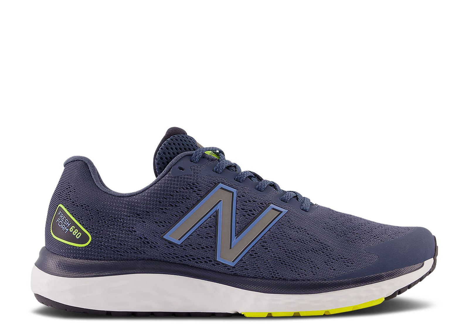 New Balance 680v7 4E Wide 'Navy Yellow' M680CN7-4E