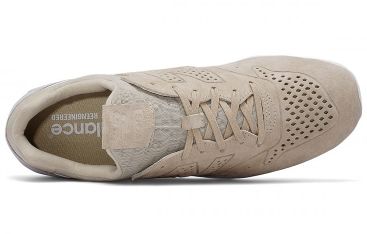 Lookbook New Balance NB 696 Re-Engineered 休閒 輕便透氣 低筒 跑步鞋 男款 淺棕色