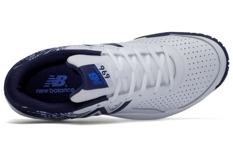 Lookbook New Balance 696系列 v3 網球 耐磨防滑 網球鞋 白藍色