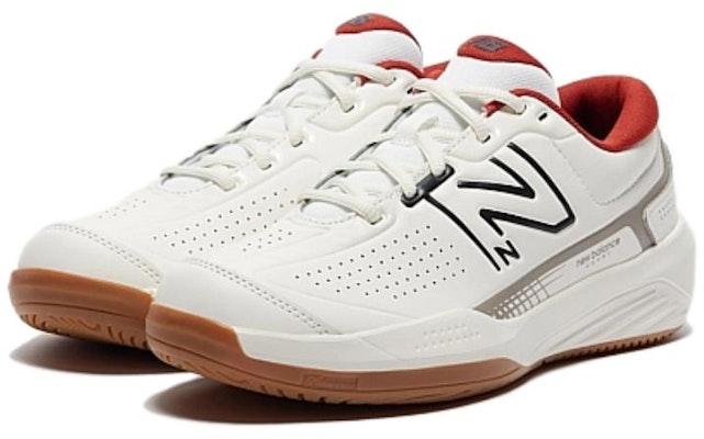 New Balance 696 v5 Low Shoes 'White Red' MCH696D5 Lookbook New Balance 696 v5 Low Shoes 'White Red' MCH696D5