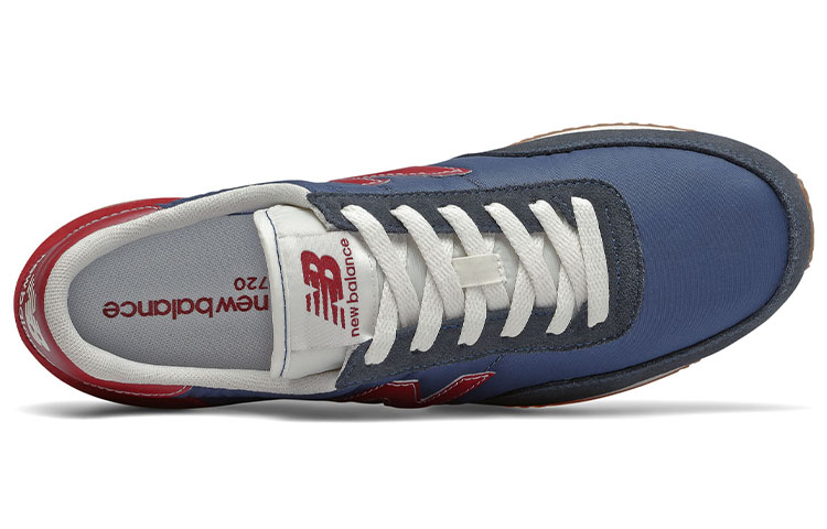 Lookbook New Balance 720系列 耐磨低筒跑步鞋 紅藍色