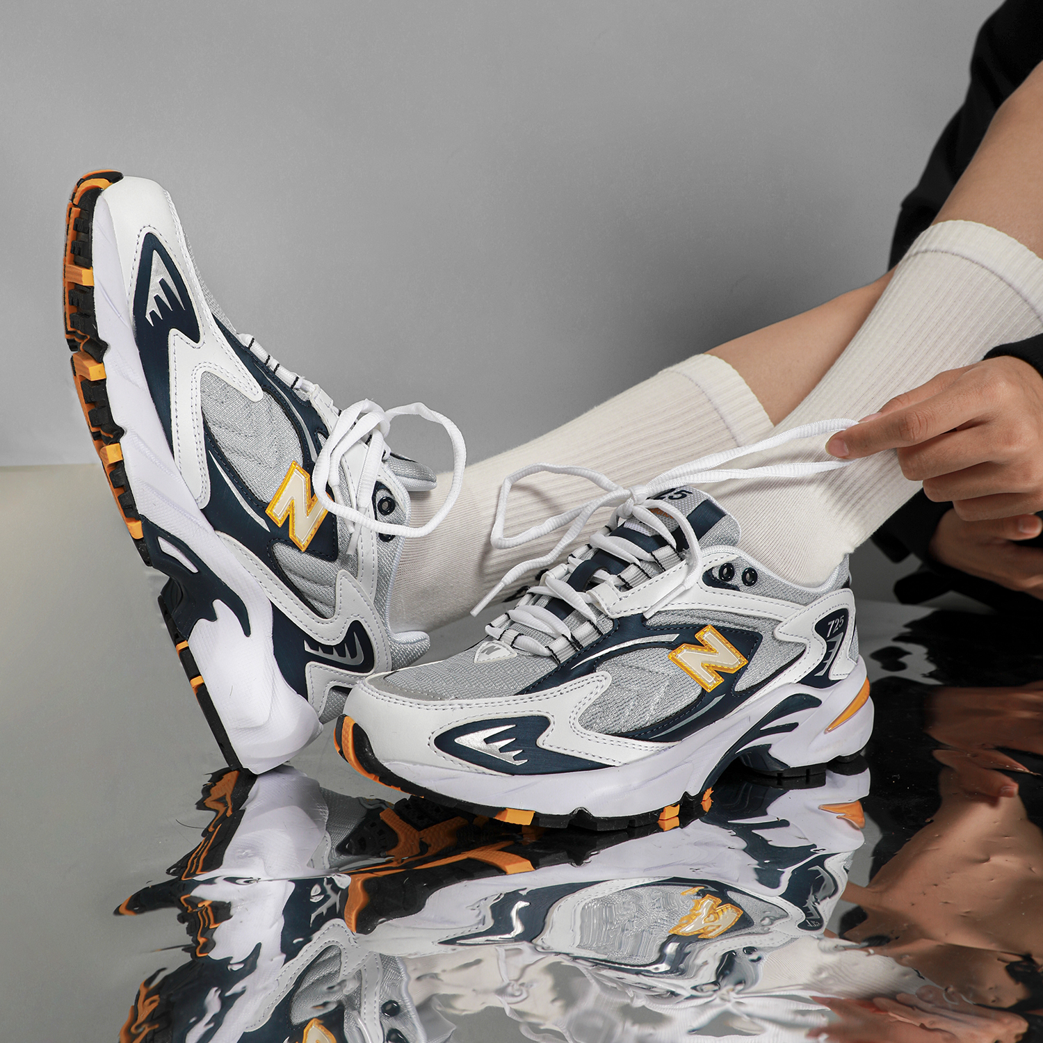 NB 725 Series White/Green 圖 13