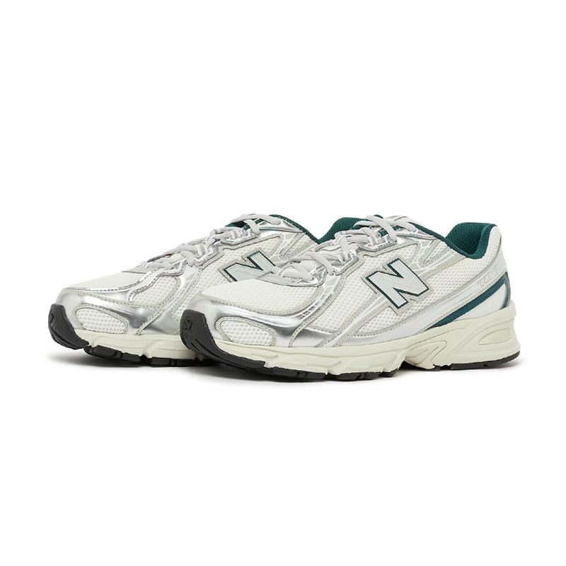 Lookbook New Balance 740 復古籃球鞋 白色多彩款 U7402EL