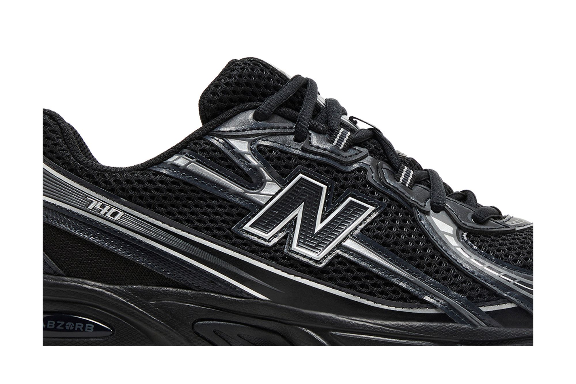 Lookbook New Balance 740v2 Hitam Abu Perak U740BM2