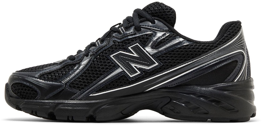 New Balance 740v2 Hitam Kelabu Perak U740BM2 Lookbook New Balance 740v2 Hitam Kelabu Perak U740BM2