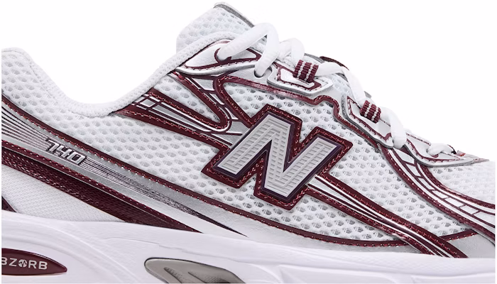 New Balance 740v2 White Burgundy Silver U740JW2 Order New Balance 740v2 White Burgundy Silver U740JW2