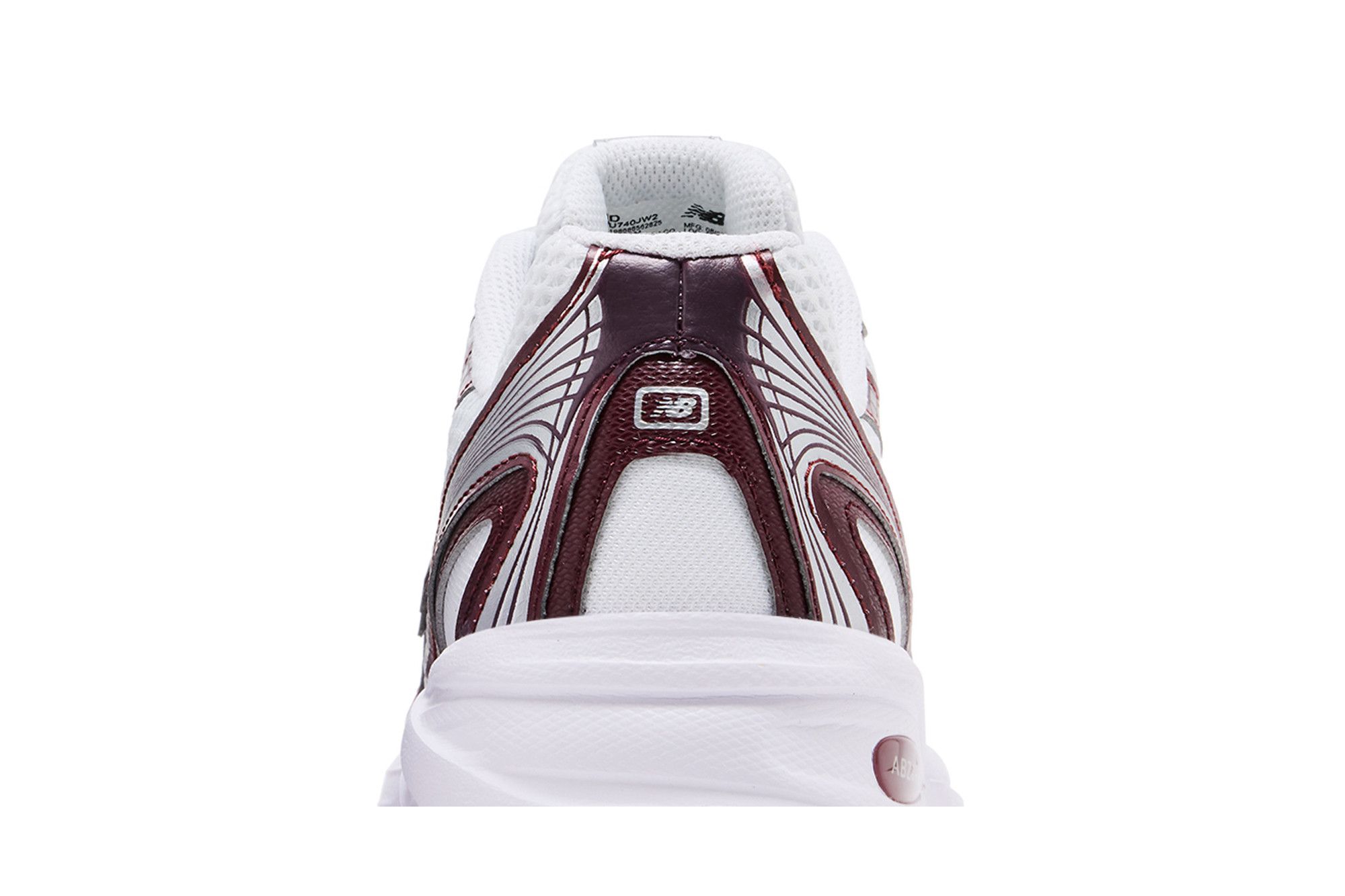 Sizing New Balance 740v2 White Burgundy Silver U740JW2