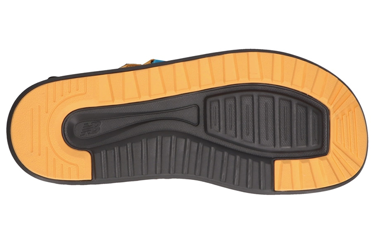 Shop 新百伦750 简约休闲凉鞋 黑黄配色 SDL750OB