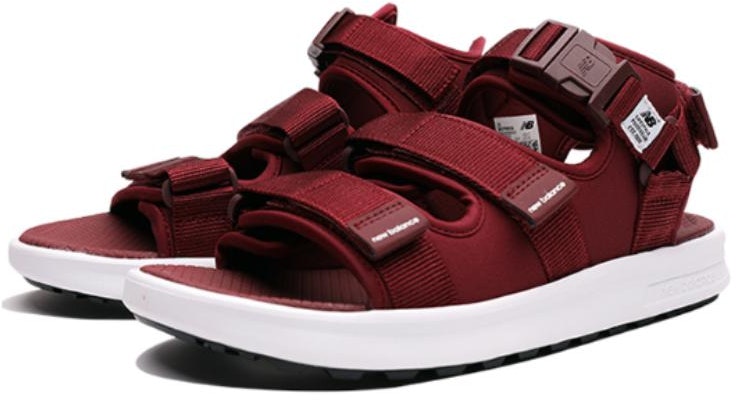 New Balance 750系列 耐磨運動涼鞋 男女款 酒紅色 Lookbook New Balance 750系列 耐磨運動涼鞋 男女款 酒紅色