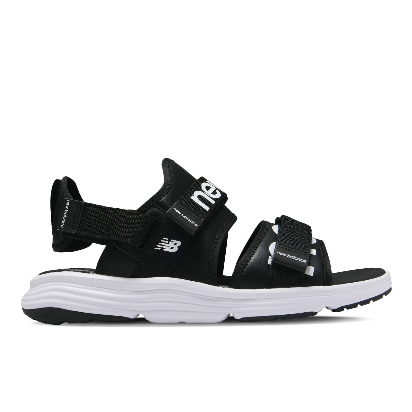 Lookbook New Balance 750 V2 Sandals 'Black White' SUA750A3