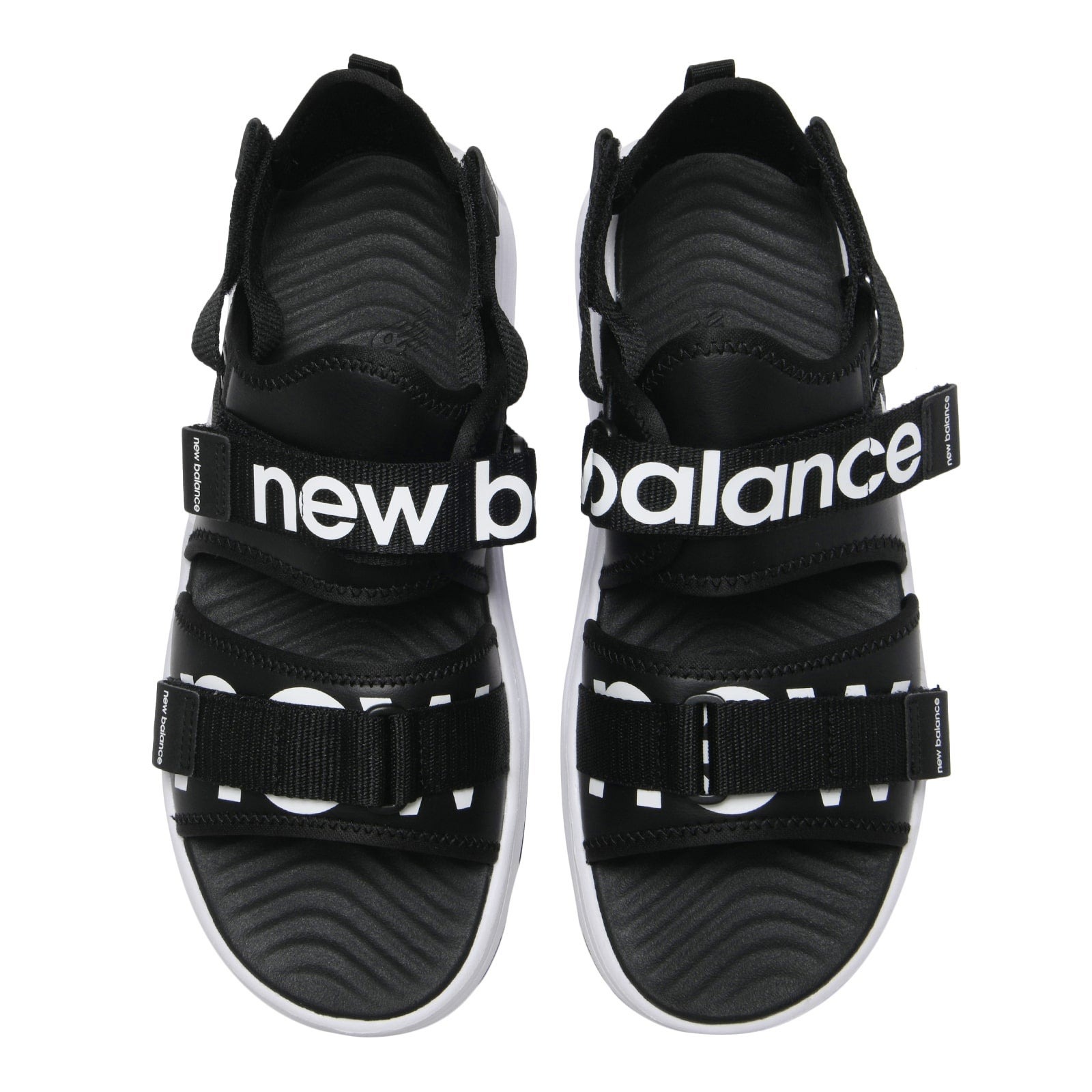 Shop New Balance 750 V2 Sandals 'Black White' SUA750A3