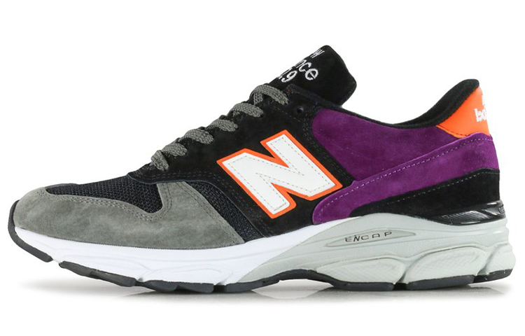 New Balance 770 Made In England 'Black Purple Orange' M7709SCF
