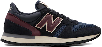 Order New Balance NB 770 舒適 復古 透氣 低筒 跑步鞋 男款 黑藍色 英國製