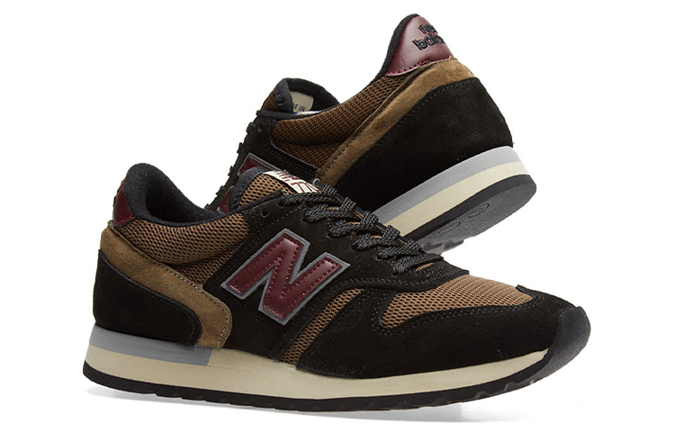 Shop New Balance 770 Series Low Tops Retro Marrón 'Negro' M770KGR