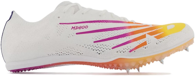 New Balance NB 800 v8 MD 田徑中長跑釘鞋 防滑耐磨 跑步鞋 白橙紫 Order New Balance NB 800 v8 MD 田徑中長跑釘鞋 防滑耐磨 跑步鞋 白橙紫