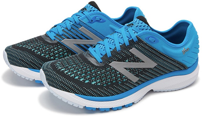 新百倫 NB 860 低幫 跑步鞋 男款 黑藍色 Lookbook 新百倫 NB 860 低幫 跑步鞋 男款 黑藍色