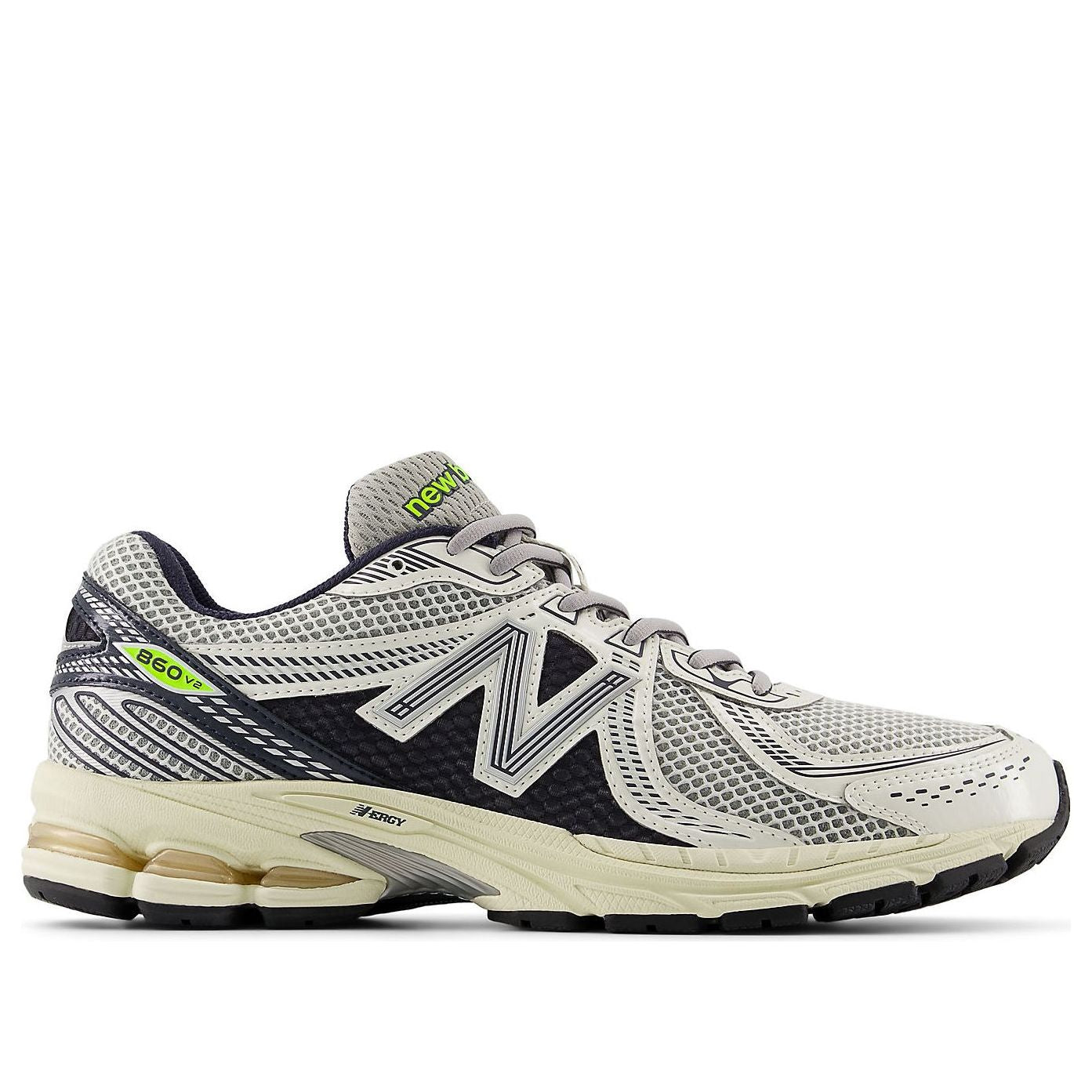 Lookbook New Balance 860v2 ''Wit Zwart Neon'' ML860SN2