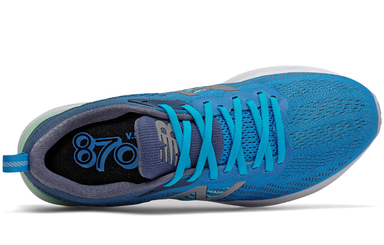 Lookbook New Balance 870系列 v5 低幫跑步鞋 D寬 藍色