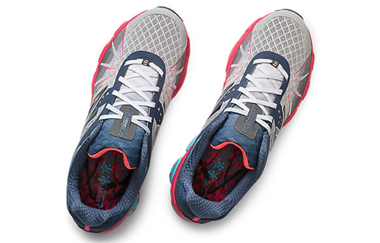 Lookbook New Balance 890系列 v4 減震防滑耐磨 低幫跑步鞋 灰藍粉