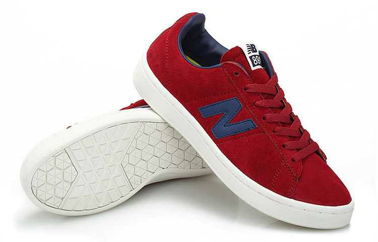 Shop New Balance 891系列 休閒低筒板鞋 紅色