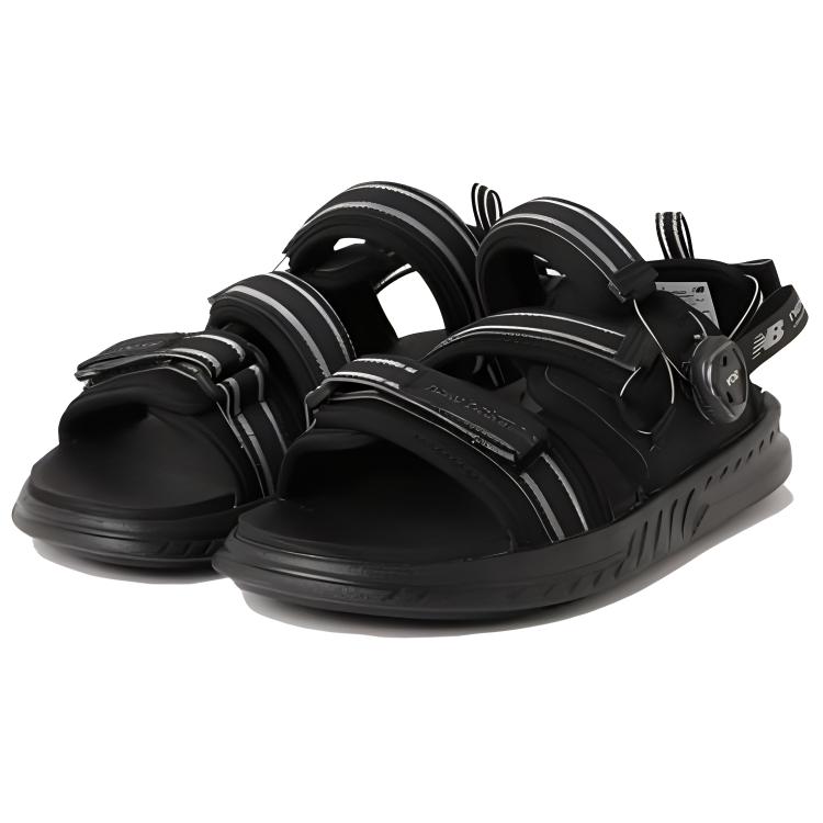 Lookbook New Balance 900 Serie Zwarte Sandalen SDL900AK