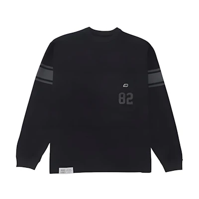 New Balance 900 Series FW23 Black Colorblock Logo Long Sleeve Unisex Sweatshirt AMT35110-BK