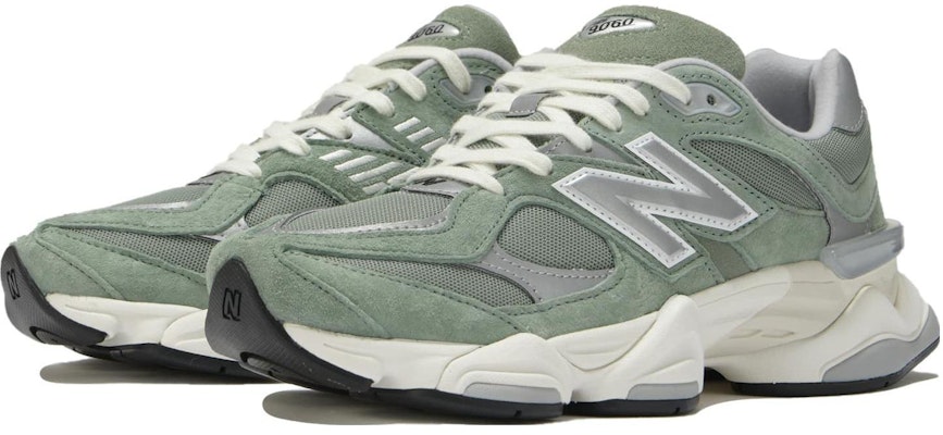 新百倫 NB 9060 運動舒適 防滑耐磨 低幫 跑步鞋 男女同款 綠色 Lookbook 新百倫 NB 9060 運動舒適 防滑耐磨 低幫 跑步鞋 男女同款 綠色