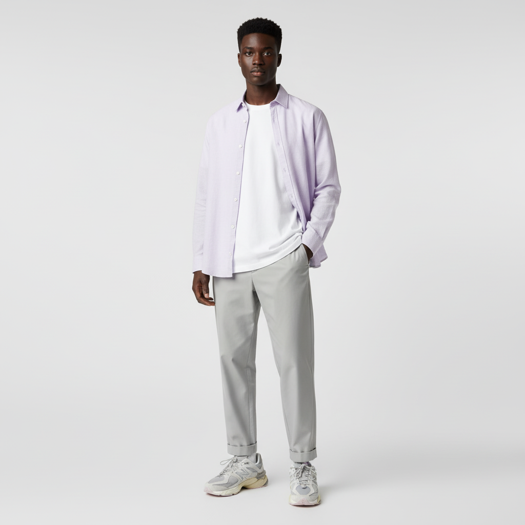 Lookbook New Balance 9060 'Kelabu Lilac' U9060GM