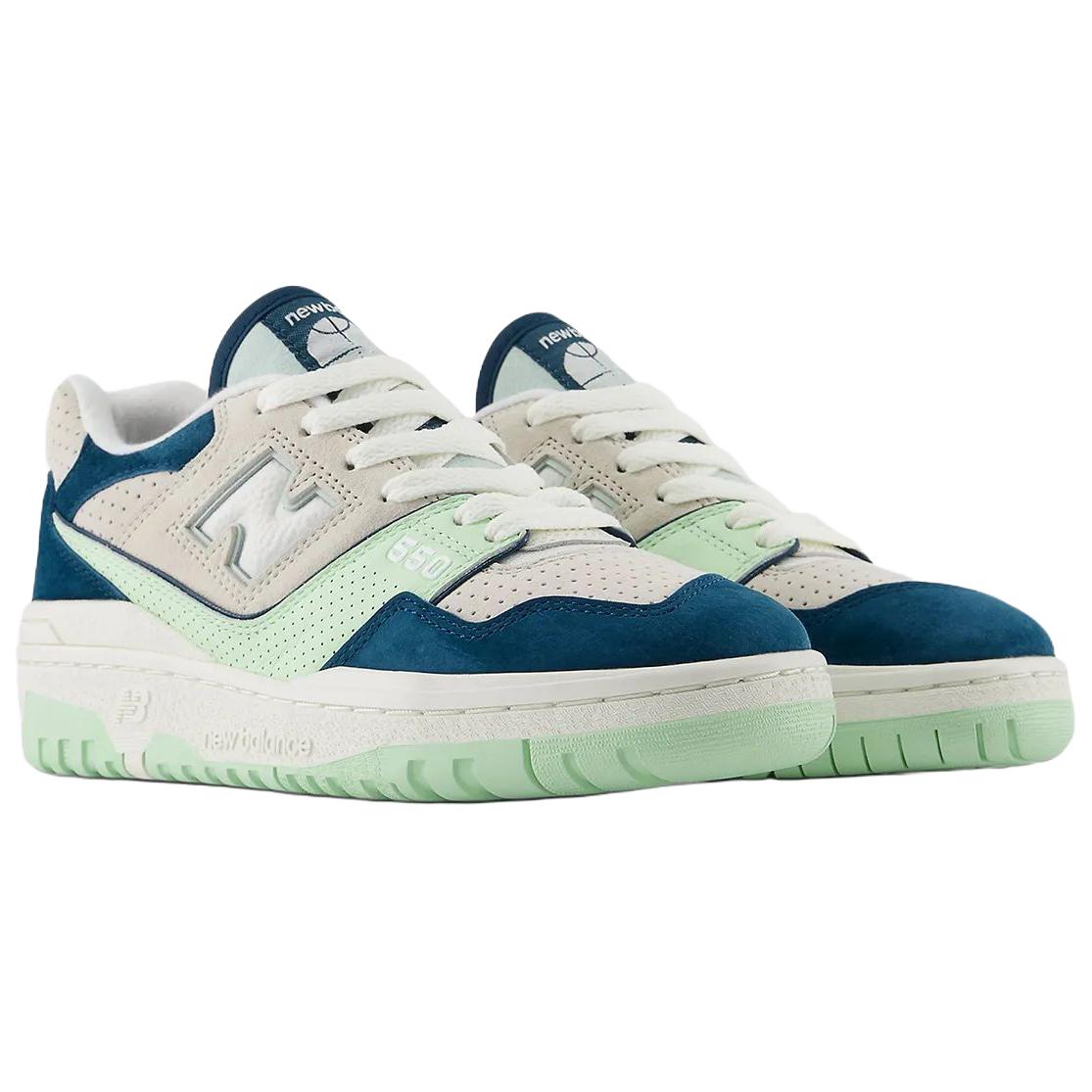 Lookbook New Balance 550黏土灰蜜瓜色跑鞋 BB550FLV