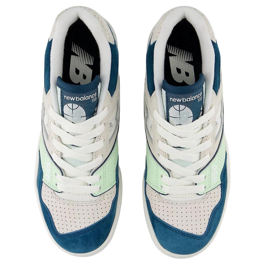 Shop New Balance 550黏土灰蜜瓜色跑鞋 BB550FLV