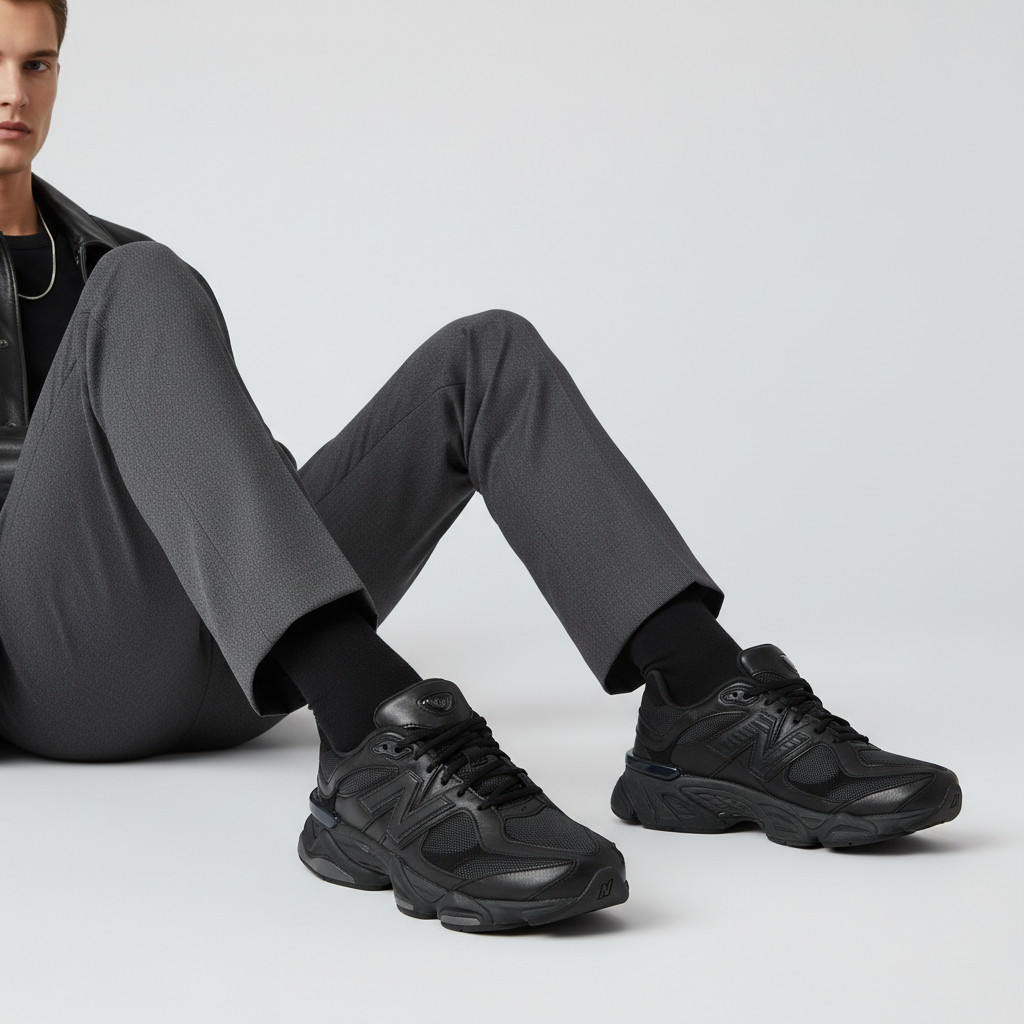 Order 新百伦9060“三重黑皮革” U9060NRI