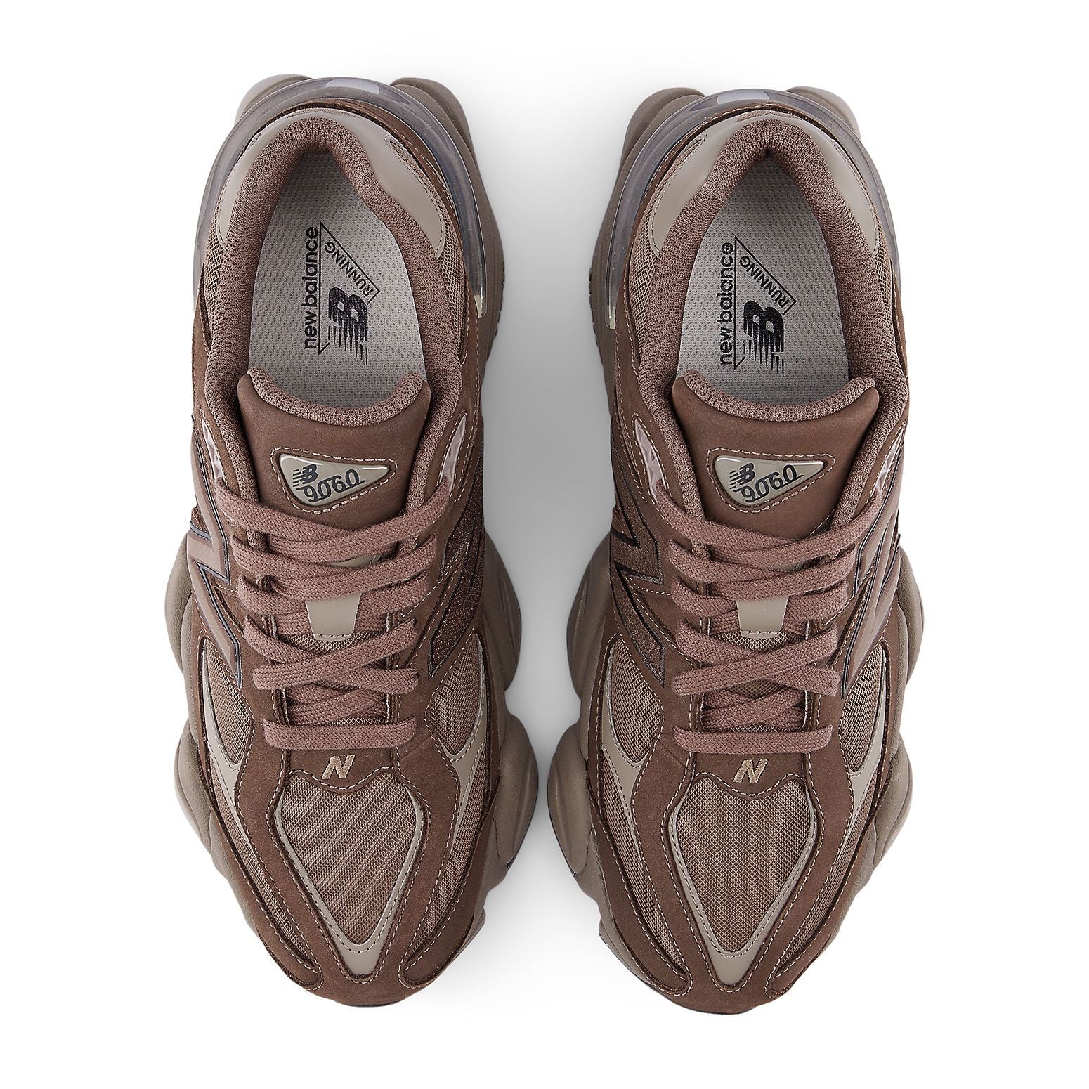 Lookbook New Balance 9060 棕色休閒跑鞋 U9060493